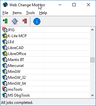 Download web tool or web app WebChangeMonitor