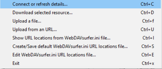 Download web tool or web app WebDAVSurfer