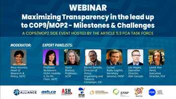 Free download WEBINAR: Maximizing Transparency in the lead up to COP9 and MOP2 video and edit with RedcoolMedia movie maker MovieStudio video editor online and AudioStudio audio editor onlin