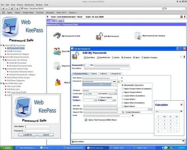 Download web tool or web app Web KeePass Password Safe