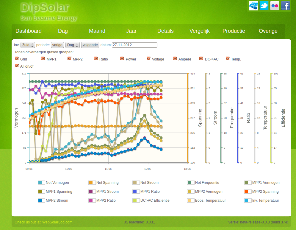 Download web tool or web app WebSolarLog