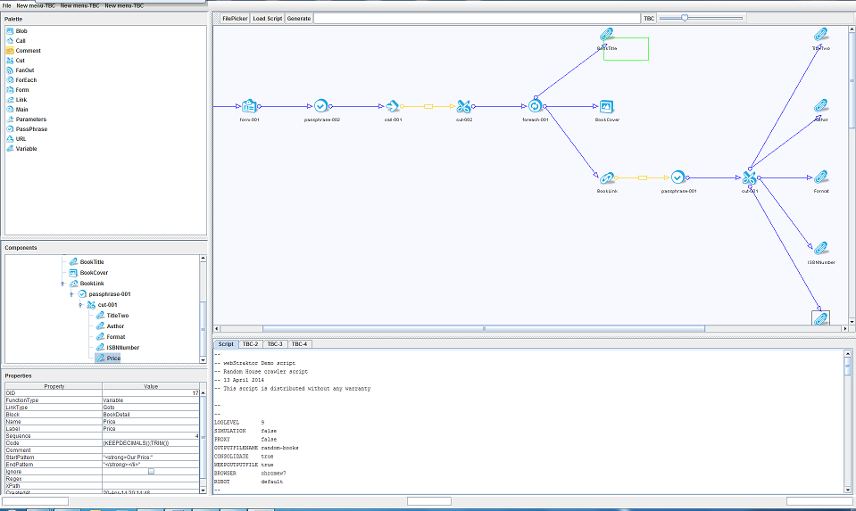 Download web tool or web app webStraktor