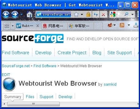 Download web tool or web app Webtourist Web Browser