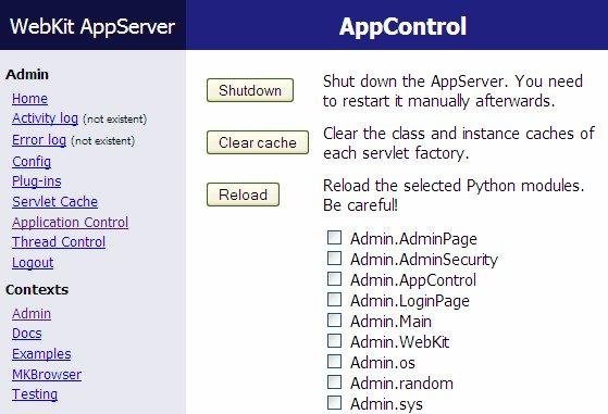 Download web tool or web app Webware for Python