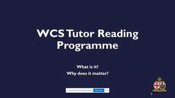 Free download Westminster City School Tutor Reading Programme video and edit with RedcoolMedia movie maker MovieStudio video editor online and AudioStudio audio editor onlin