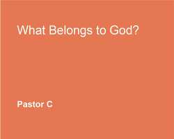 Free download What Belongs To God? video and edit with RedcoolMedia movie maker MovieStudio video editor online and AudioStudio audio editor onlin