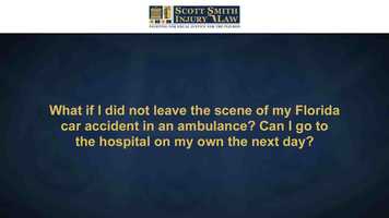 Free download What if I did not leave the scene of my Florida car accident in an ambulance? Can I go to the hospital on my... video and edit with RedcoolMedia movie maker MovieStudio video editor online and AudioStudio audio editor onlin