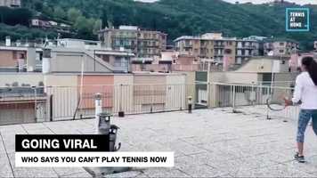 Free download WHO SAYS YOU CANT PLAY TENNIS NOW video and edit with RedcoolMedia movie maker MovieStudio video editor online and AudioStudio audio editor onlin