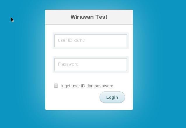 Download web tool or web app Wirawan Test