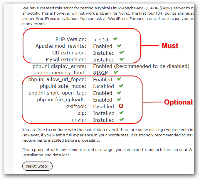 Download web tool or web app WordPress Compatibility Checking Script