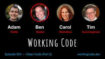 Free download Working Code Podcast - Episode 023: Clean Code By Robert Martin (Part 2) (Teaser) video and edit with RedcoolMedia movie maker MovieStudio video editor online and AudioStudio audio editor onlin