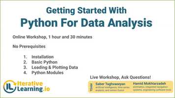 Free download Workshop: Getting Started with Python for Data Analysis video and edit with RedcoolMedia movie maker MovieStudio video editor online and AudioStudio audio editor onlin