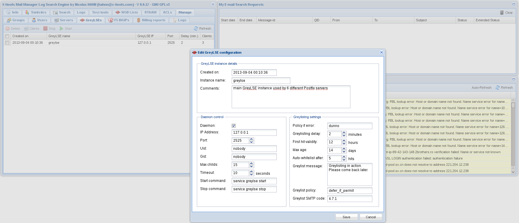 Download web tool or web app X-Itools: Email/Web Log Search Engine