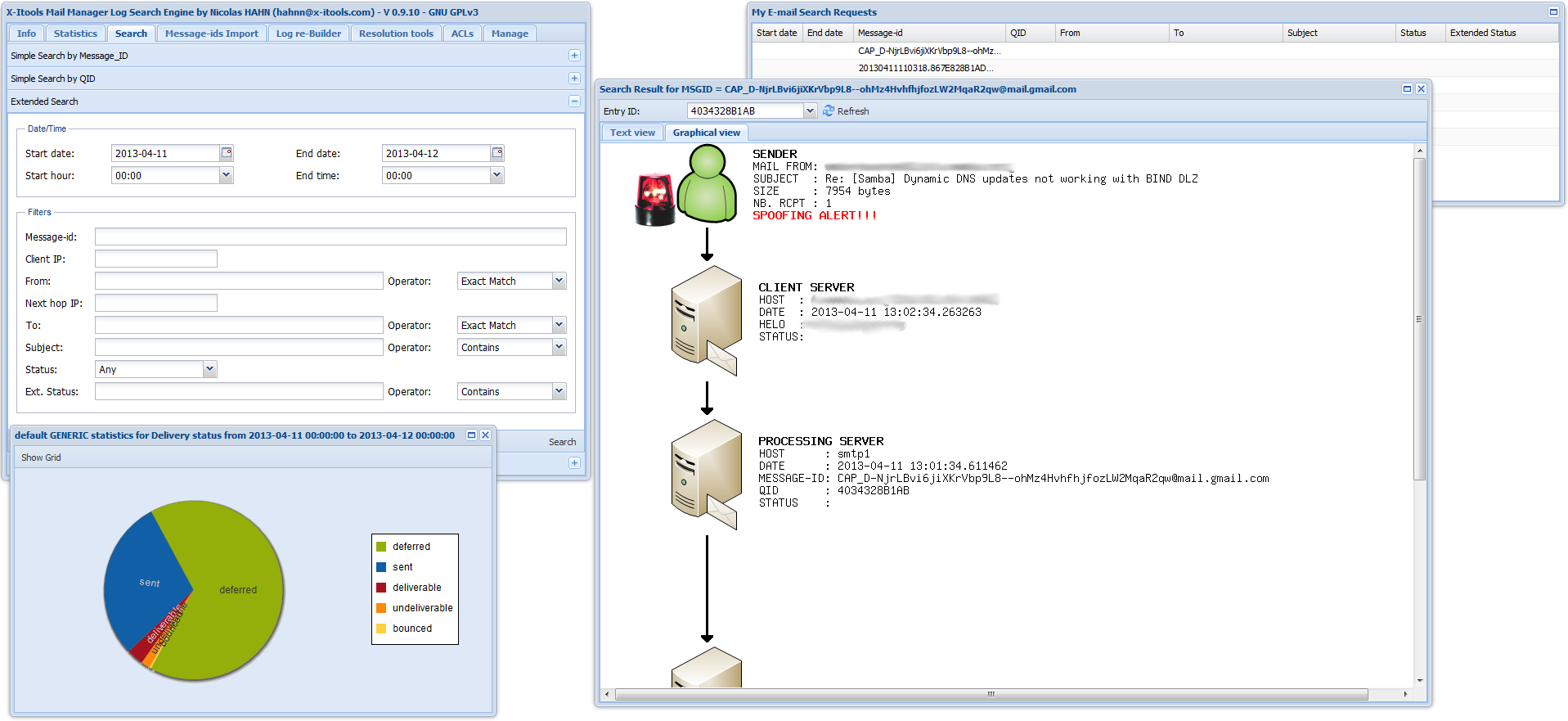 Download web tool or web app X-Itools: Email/Web Log Search Engine