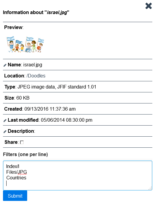 Download web tool or web app XODA - the KISSed Document manager.