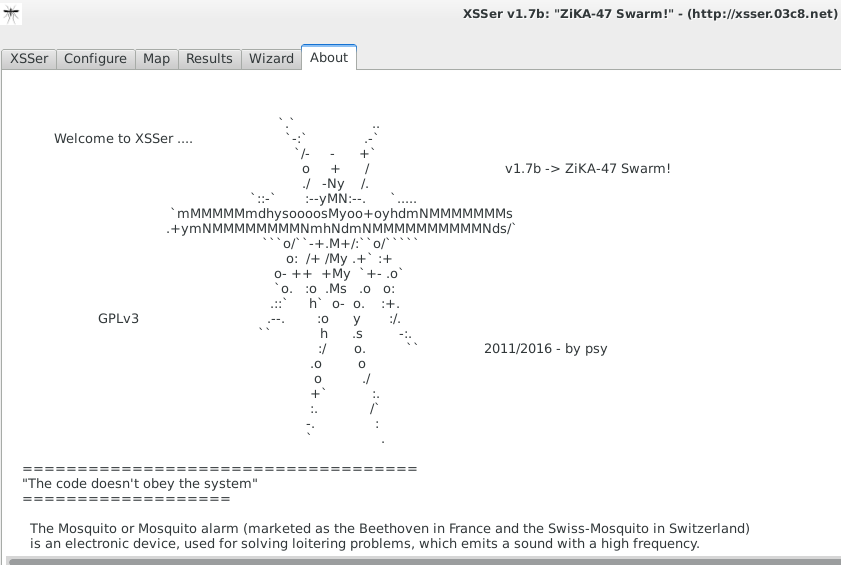 Download web tool or web app xsser