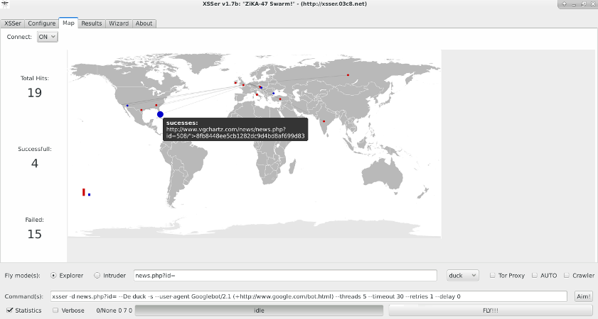 Download web tool or web app xsser