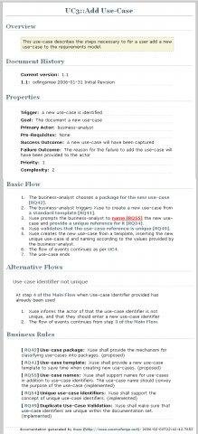 Download web tool or web app xuse requirements  use case management