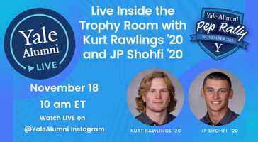 Free download Yale Alumni LIVE: Inside the Trophy Room with Kurt Rawlings 20 and JP Shohfi 20 video and edit with RedcoolMedia movie maker MovieStudio video editor online and AudioStudio audio editor onlin