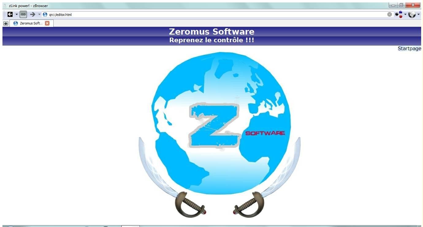 Download web tool or web app zBrowser NightSky