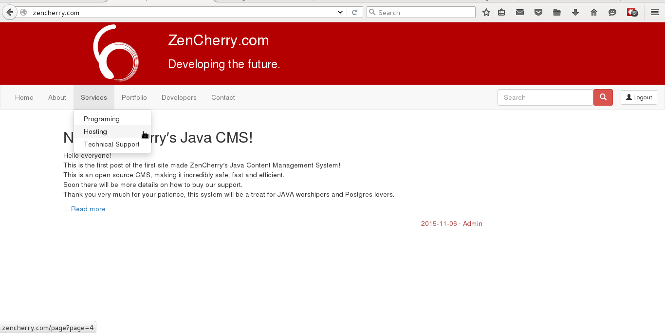 Download web tool or web app ZCMS