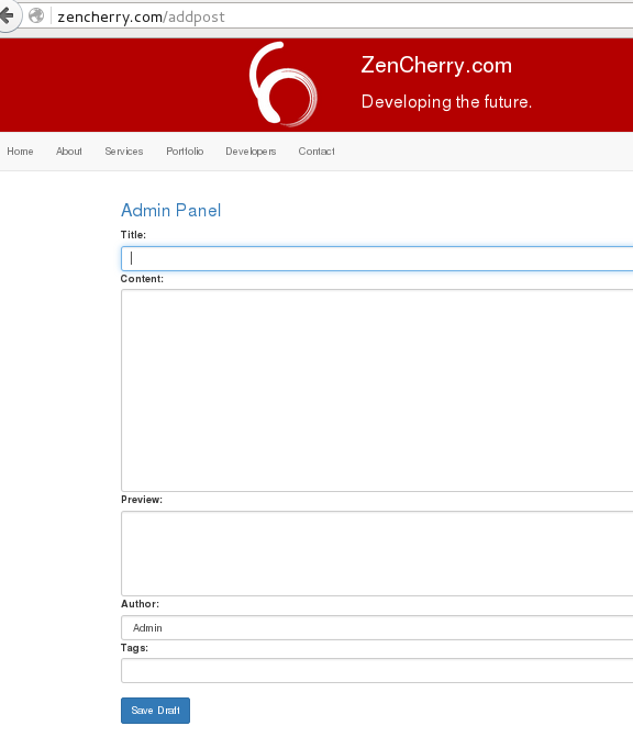 Download web tool or web app ZCMS