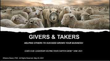 Free download Zoom- Givers and Takers - June 2021-Leadership Theme- Zoom meeting recorded video and edit with RedcoolMedia movie maker MovieStudio video editor online and AudioStudio audio editor onlin