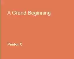 Free download A Grand Beginning.mp4 video and edit with RedcoolMedia movie maker MovieStudio video editor online and AudioStudio audio editor onlin