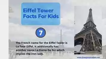 Free download Eiffel Tower Facts For Kids video and edit with RedcoolMedia movie maker MovieStudio video editor online and AudioStudio audio editor onlin