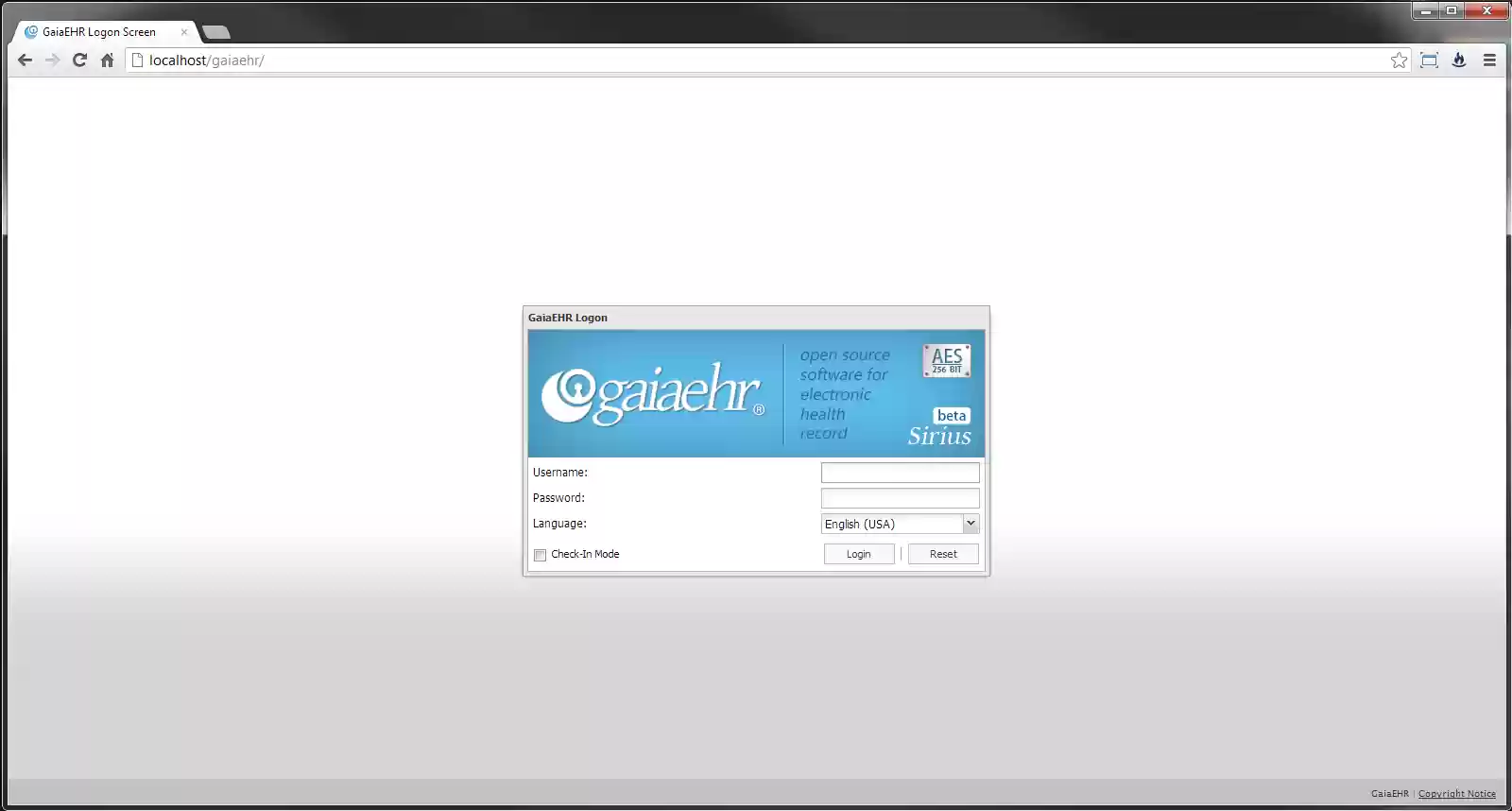 Download web tool or web app GaiaEHR