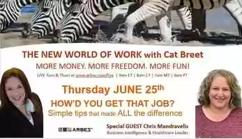 Free download The New World of Work with Cat Breet  Chris Mandravelis - Howd you get that job? video and edit with RedcoolMedia movie maker MovieStudio video editor online and AudioStudio audio editor onlin