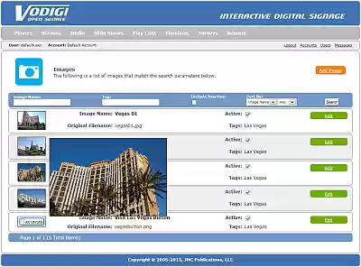 Download web tool or web app Vodigi 6.0