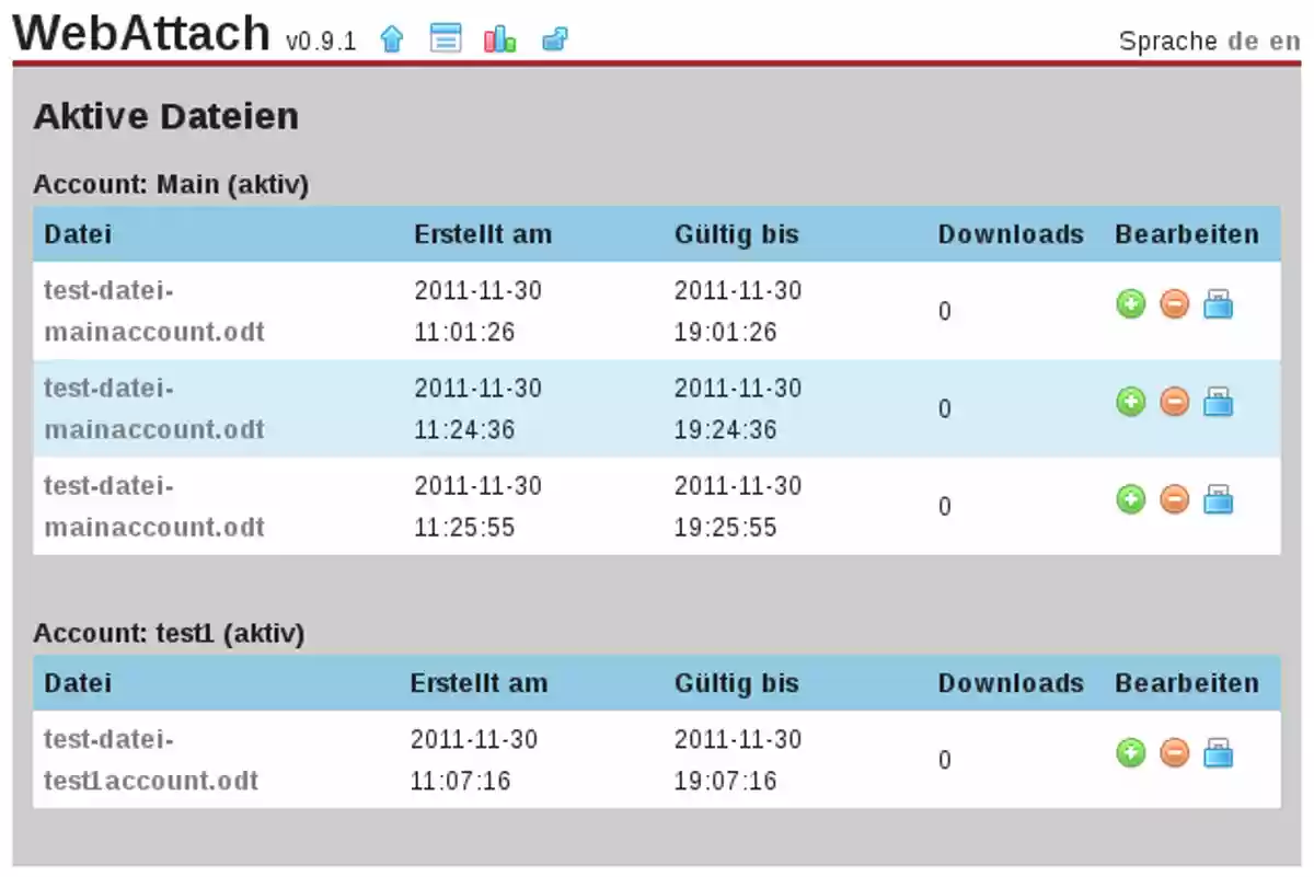 Download web tool or web app webattach