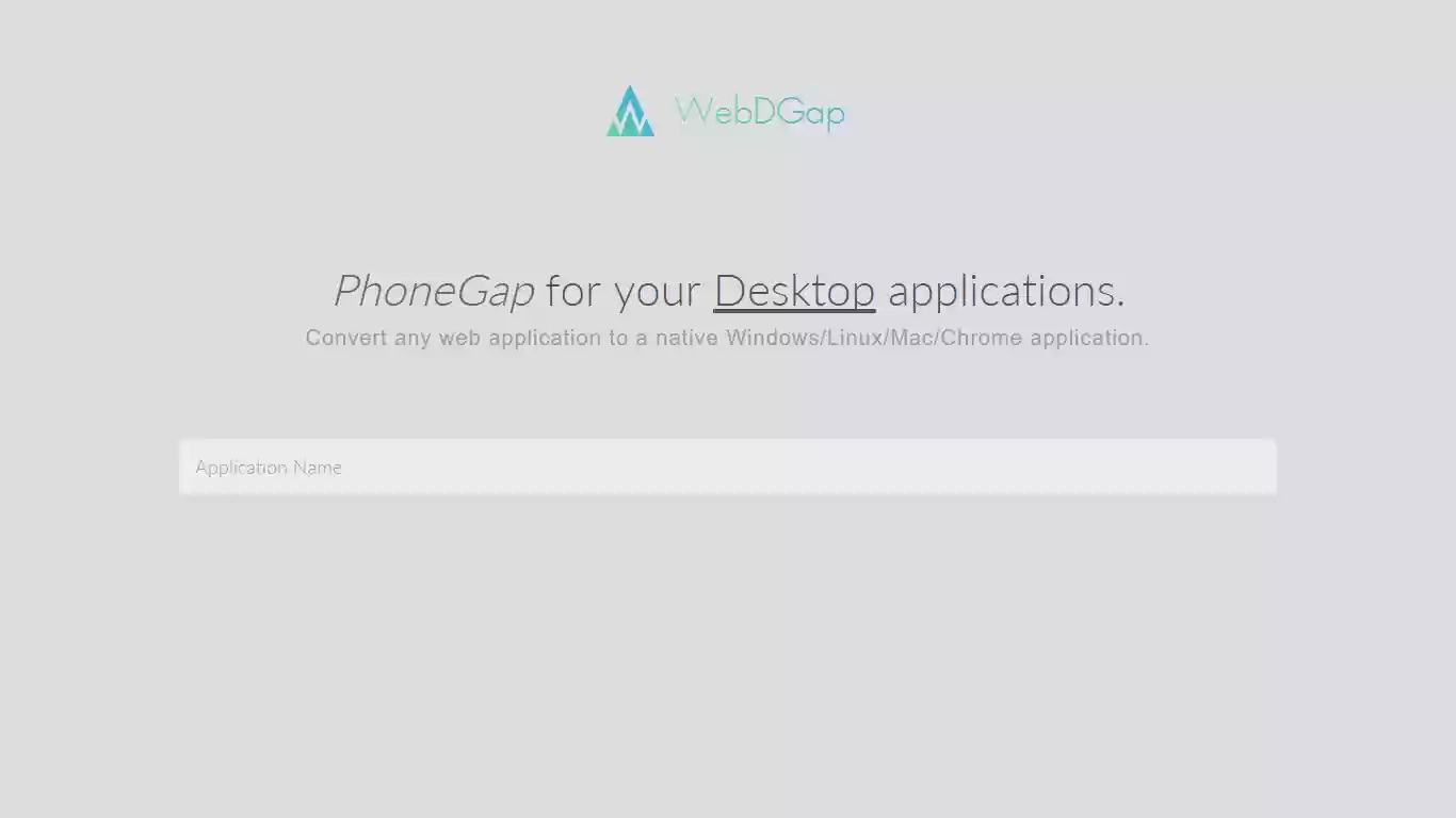 Download web tool or web app WebDGap Download web tool or web app WebDGap