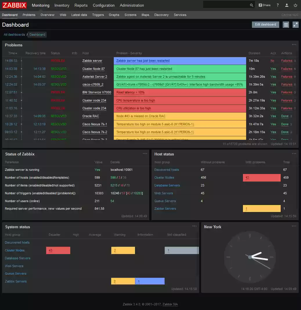 Download web tool or web app Zabbix